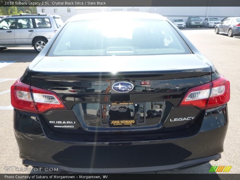 Crystal Black Silica / Slate Black 2018 Subaru Legacy 2.5i