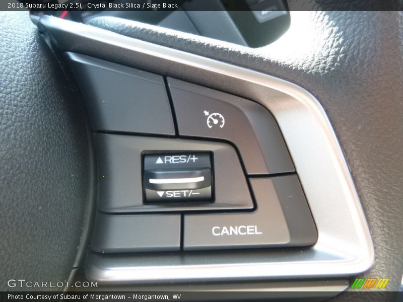 Crystal Black Silica / Slate Black 2018 Subaru Legacy 2.5i