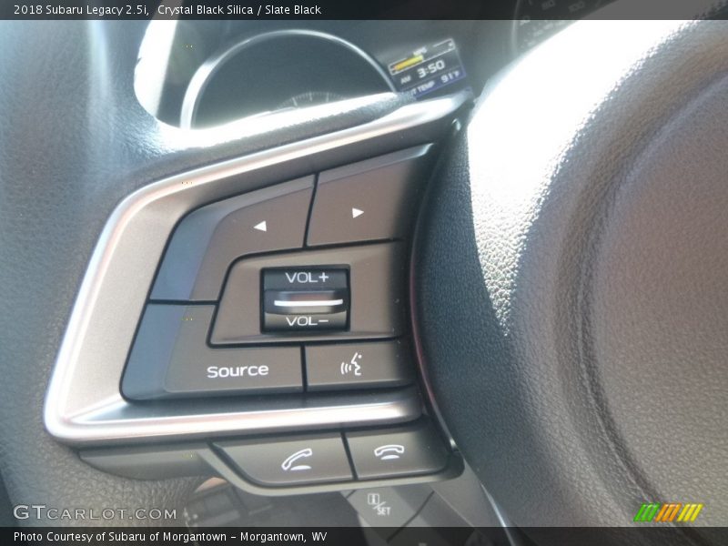 Crystal Black Silica / Slate Black 2018 Subaru Legacy 2.5i