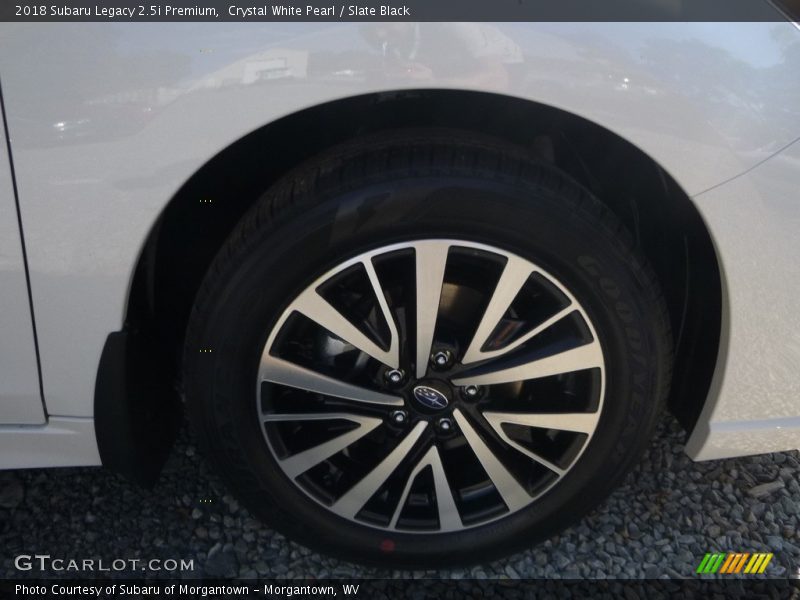 Crystal White Pearl / Slate Black 2018 Subaru Legacy 2.5i Premium