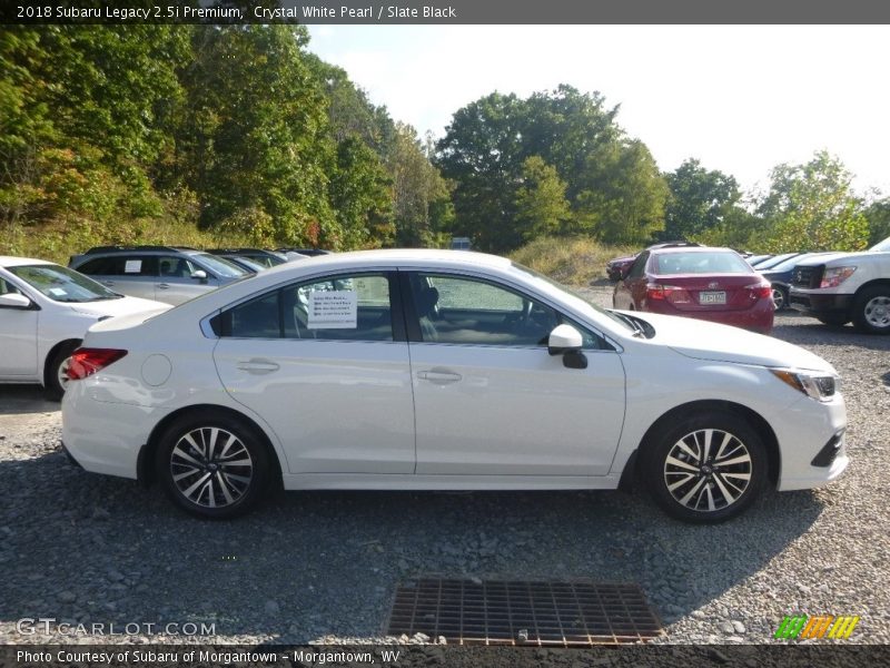 Crystal White Pearl / Slate Black 2018 Subaru Legacy 2.5i Premium