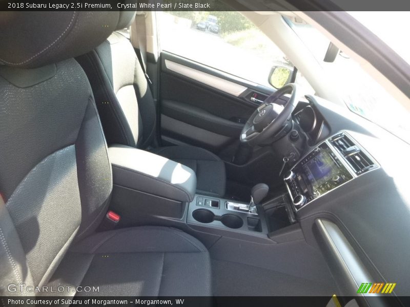 Crystal White Pearl / Slate Black 2018 Subaru Legacy 2.5i Premium