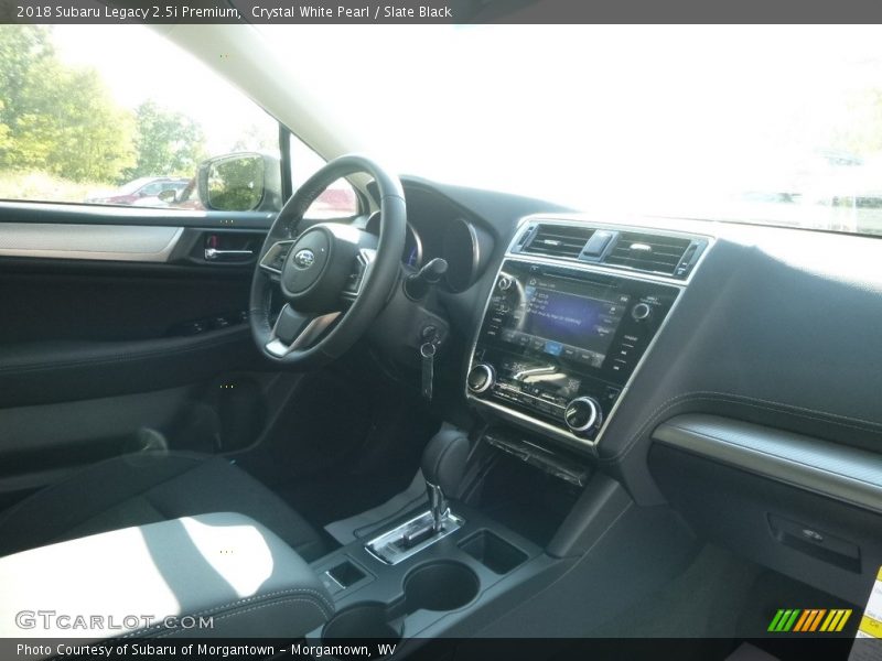 Crystal White Pearl / Slate Black 2018 Subaru Legacy 2.5i Premium