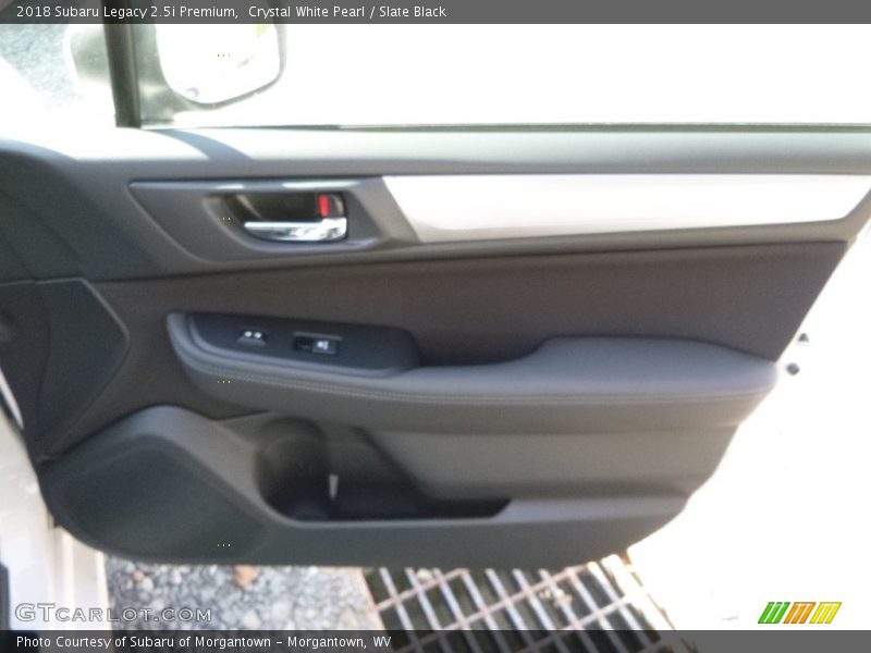 Crystal White Pearl / Slate Black 2018 Subaru Legacy 2.5i Premium