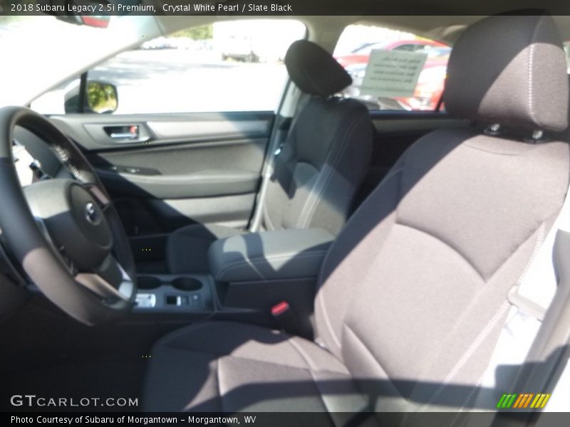 Crystal White Pearl / Slate Black 2018 Subaru Legacy 2.5i Premium