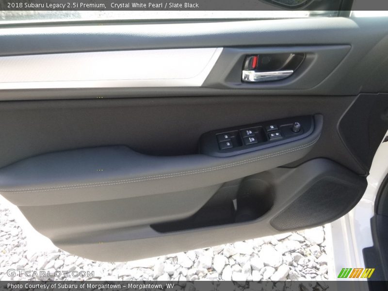 Crystal White Pearl / Slate Black 2018 Subaru Legacy 2.5i Premium