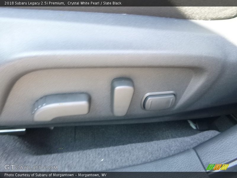 Crystal White Pearl / Slate Black 2018 Subaru Legacy 2.5i Premium