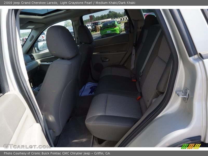 Light Graystone Pearl / Medium Khaki/Dark Khaki 2009 Jeep Grand Cherokee Laredo