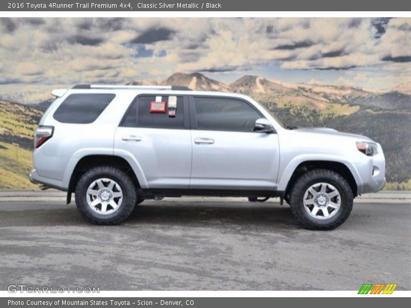 Classic Silver Metallic / Black 2016 Toyota 4Runner Trail Premium 4x4