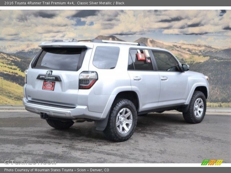 Classic Silver Metallic / Black 2016 Toyota 4Runner Trail Premium 4x4