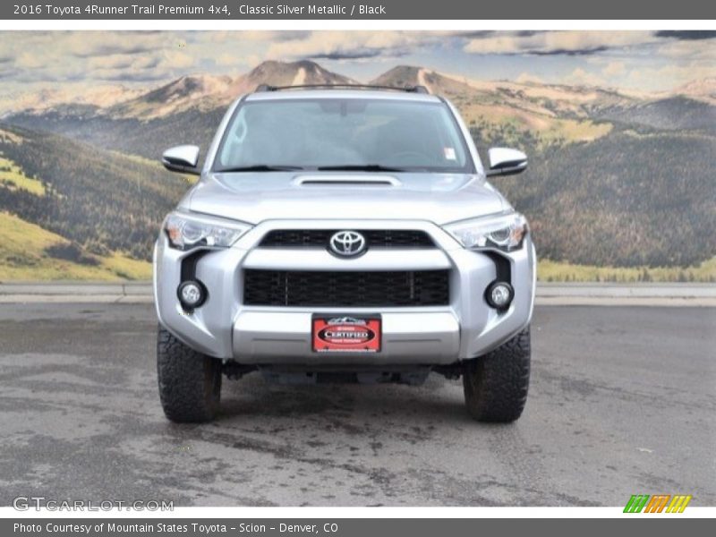 Classic Silver Metallic / Black 2016 Toyota 4Runner Trail Premium 4x4