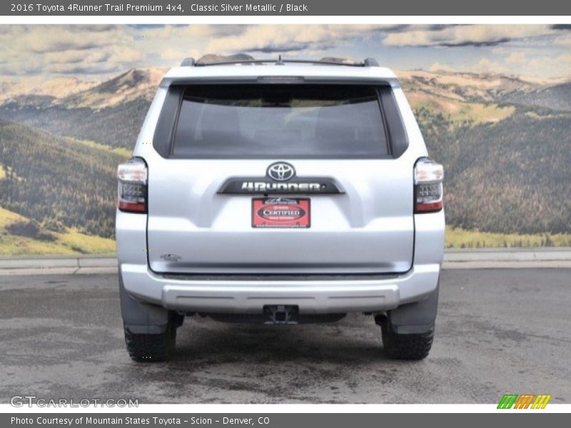 Classic Silver Metallic / Black 2016 Toyota 4Runner Trail Premium 4x4