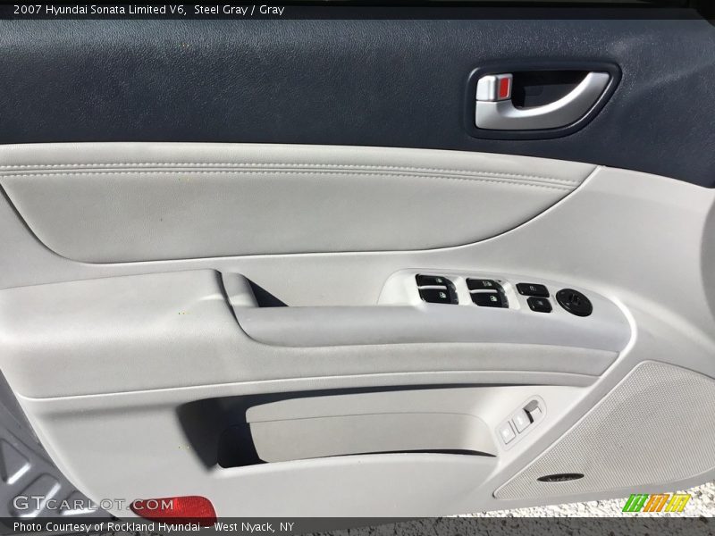 Steel Gray / Gray 2007 Hyundai Sonata Limited V6