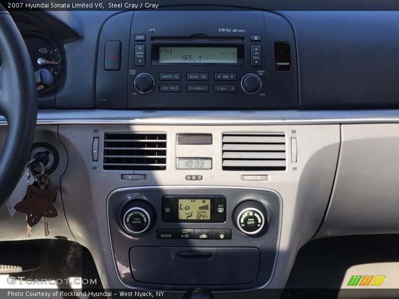 Steel Gray / Gray 2007 Hyundai Sonata Limited V6