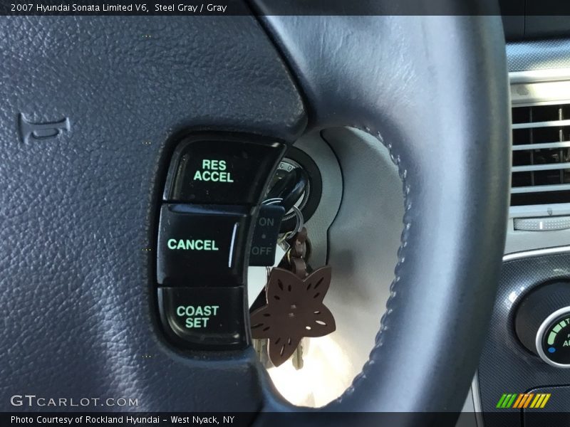 Steel Gray / Gray 2007 Hyundai Sonata Limited V6