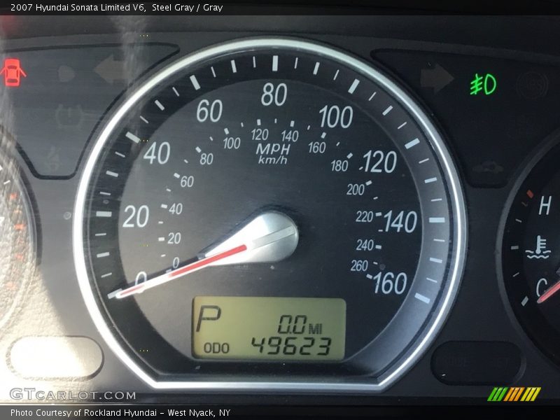 Steel Gray / Gray 2007 Hyundai Sonata Limited V6