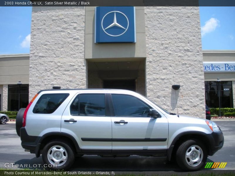 Satin Silver Metallic / Black 2003 Honda CR-V LX