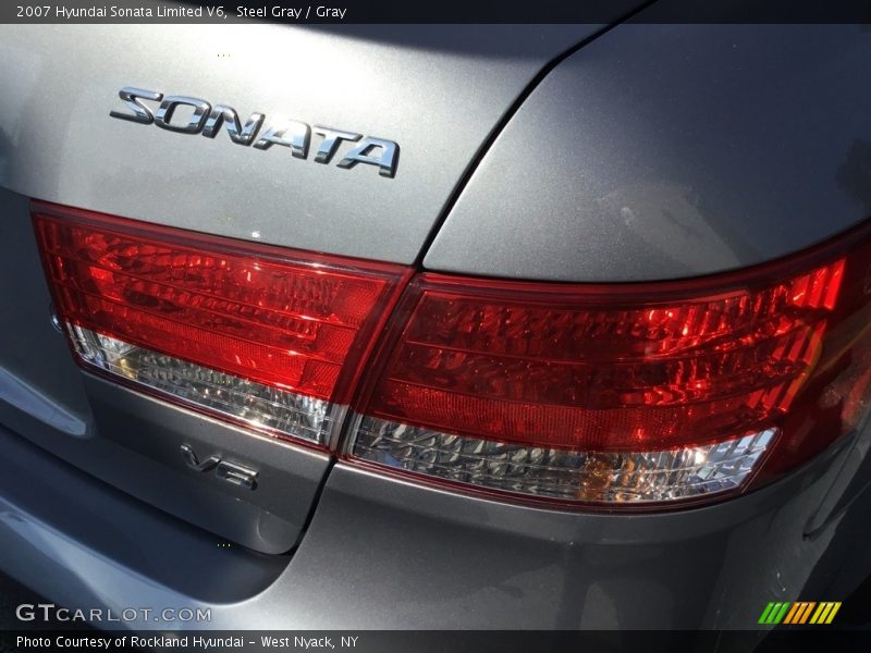 Steel Gray / Gray 2007 Hyundai Sonata Limited V6