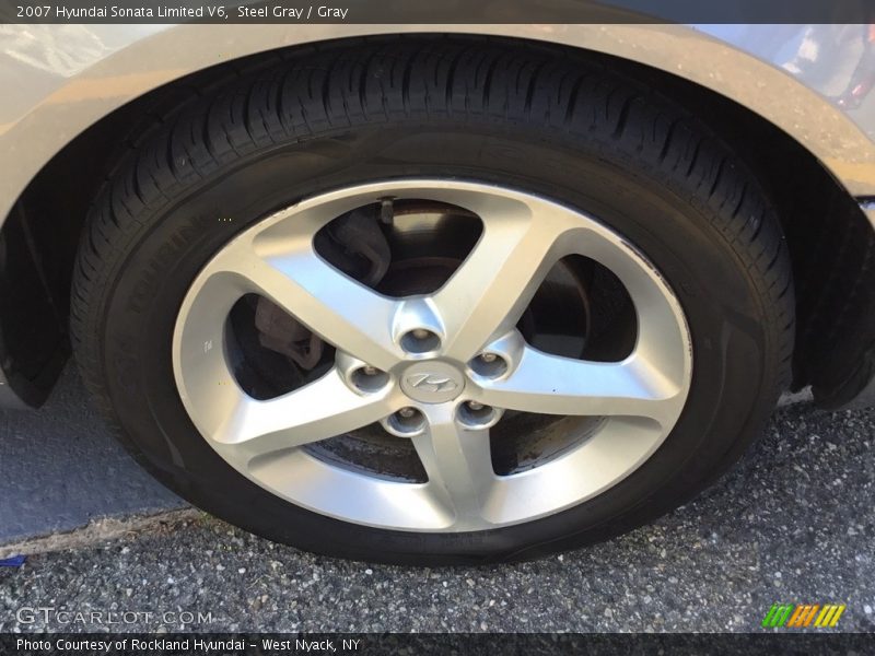 Steel Gray / Gray 2007 Hyundai Sonata Limited V6