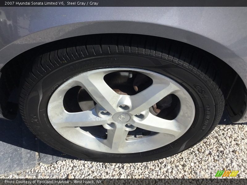 Steel Gray / Gray 2007 Hyundai Sonata Limited V6