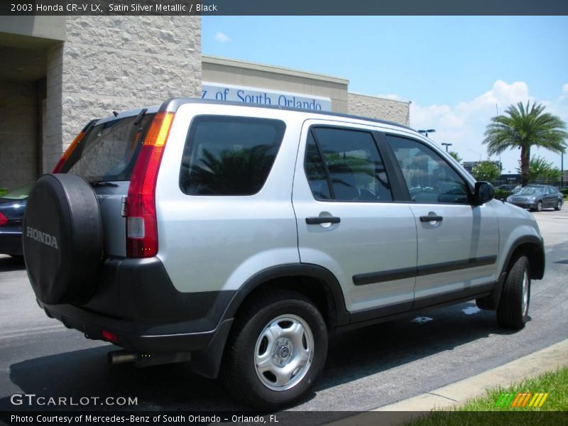 Satin Silver Metallic / Black 2003 Honda CR-V LX