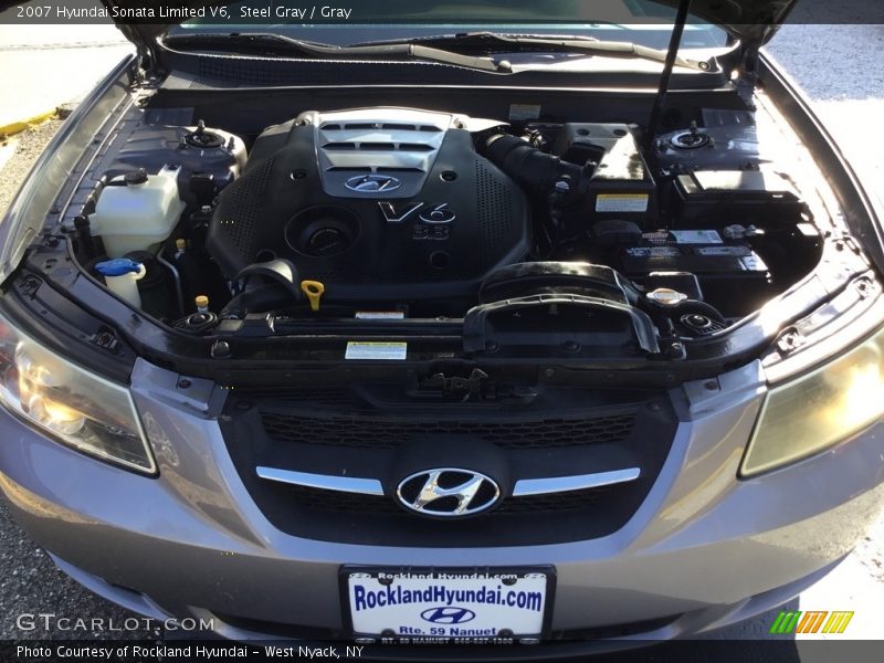 Steel Gray / Gray 2007 Hyundai Sonata Limited V6