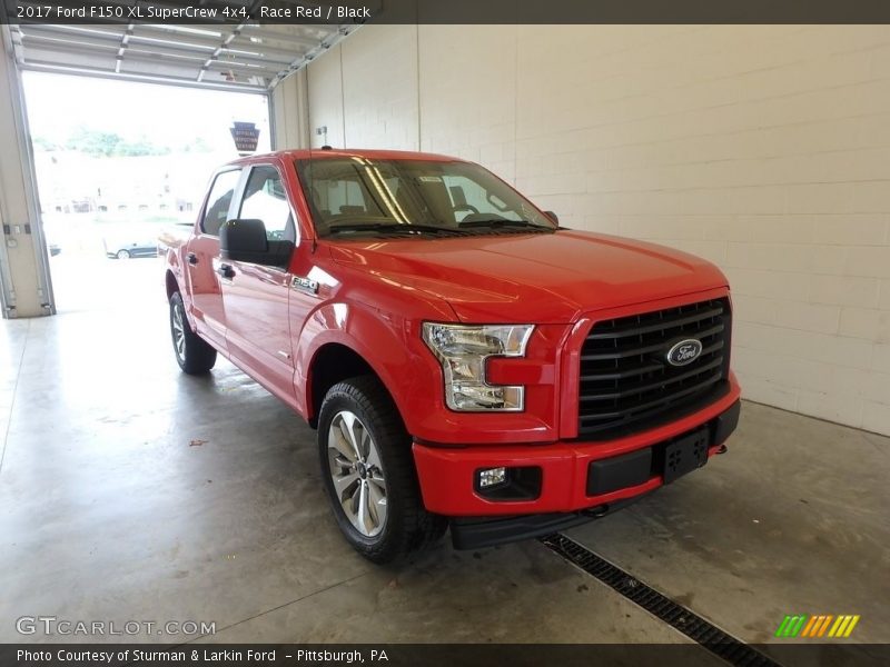 Race Red / Black 2017 Ford F150 XL SuperCrew 4x4