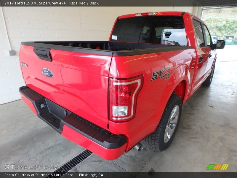 Race Red / Black 2017 Ford F150 XL SuperCrew 4x4