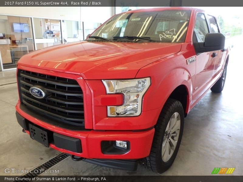 Race Red / Black 2017 Ford F150 XL SuperCrew 4x4