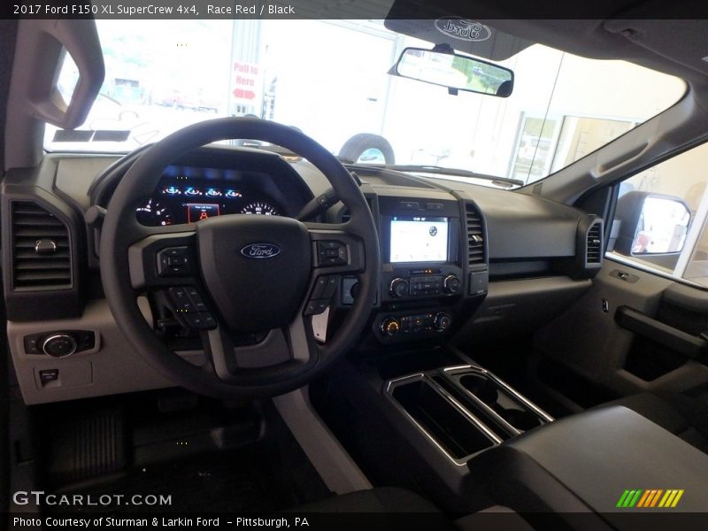Race Red / Black 2017 Ford F150 XL SuperCrew 4x4
