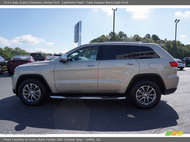 Cashmere Pearl / New Zealand Black/Light Frost 2014 Jeep Grand Cherokee Limited 4x4