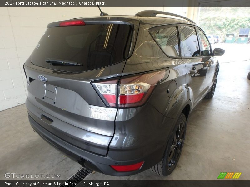 Magnetic / Charcoal Black 2017 Ford Escape Titanium