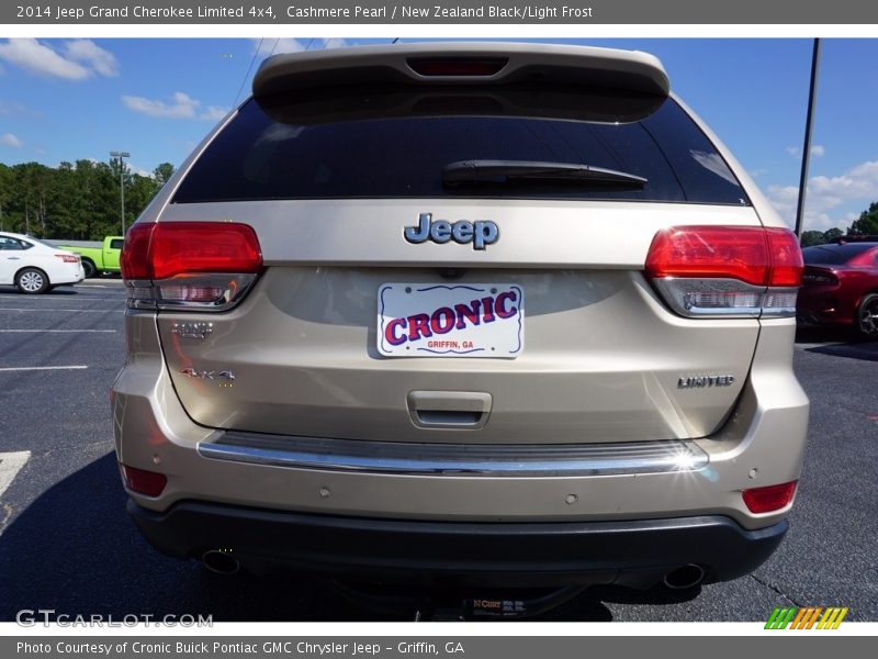 Cashmere Pearl / New Zealand Black/Light Frost 2014 Jeep Grand Cherokee Limited 4x4