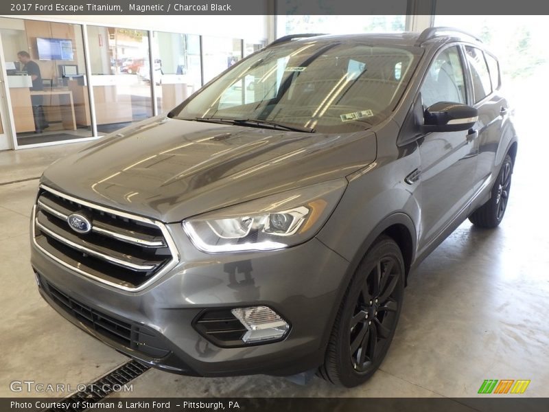 Magnetic / Charcoal Black 2017 Ford Escape Titanium