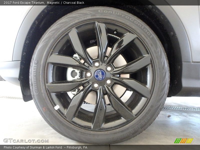 Magnetic / Charcoal Black 2017 Ford Escape Titanium