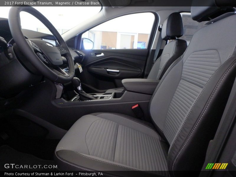 Magnetic / Charcoal Black 2017 Ford Escape Titanium