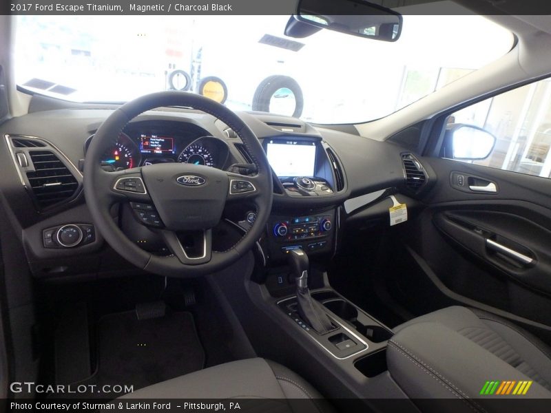 Magnetic / Charcoal Black 2017 Ford Escape Titanium