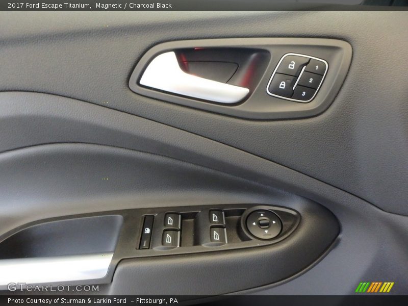 Magnetic / Charcoal Black 2017 Ford Escape Titanium