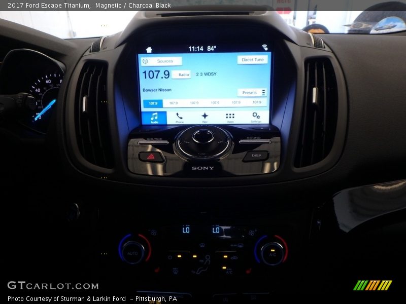 Magnetic / Charcoal Black 2017 Ford Escape Titanium