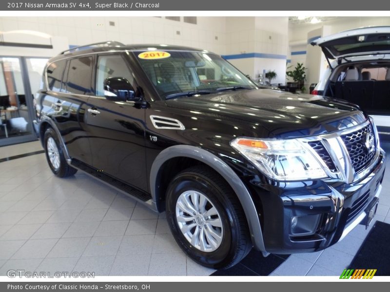 Super Black / Charcoal 2017 Nissan Armada SV 4x4