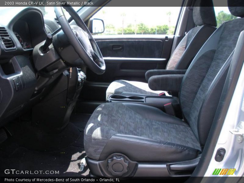 Satin Silver Metallic / Black 2003 Honda CR-V LX