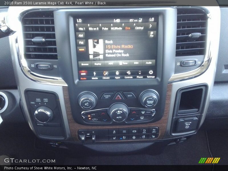 Controls of 2018 3500 Laramie Mega Cab 4x4