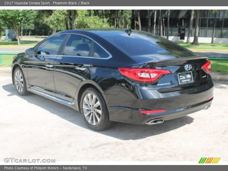 Phantom Black / Black 2017 Hyundai Sonata Sport
