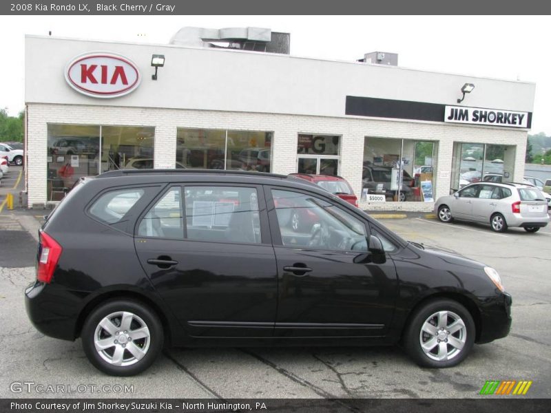 Black Cherry / Gray 2008 Kia Rondo LX