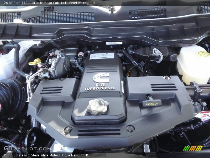  2018 3500 Laramie Mega Cab 4x4 Engine - 6.7 Liter OHV 24-Valve Cummins Turbo-Diesel Inline 6 Cylinder