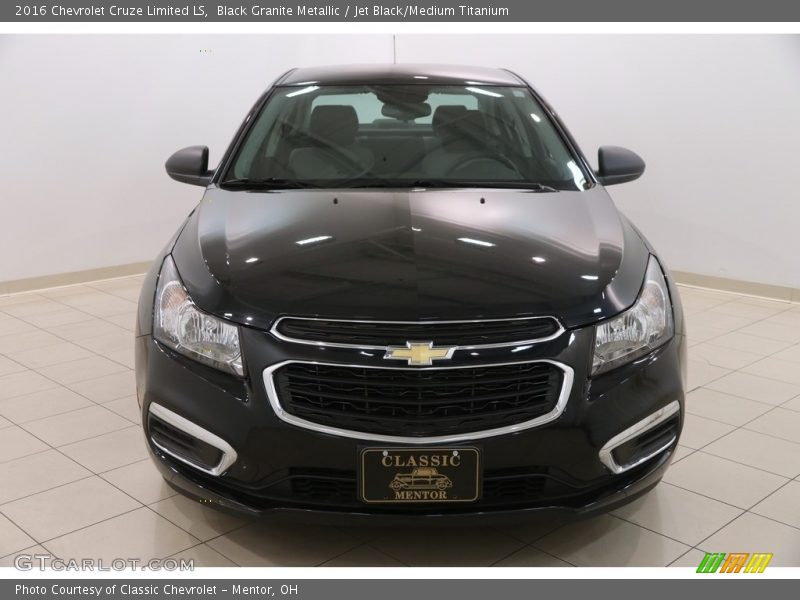 Black Granite Metallic / Jet Black/Medium Titanium 2016 Chevrolet Cruze Limited LS