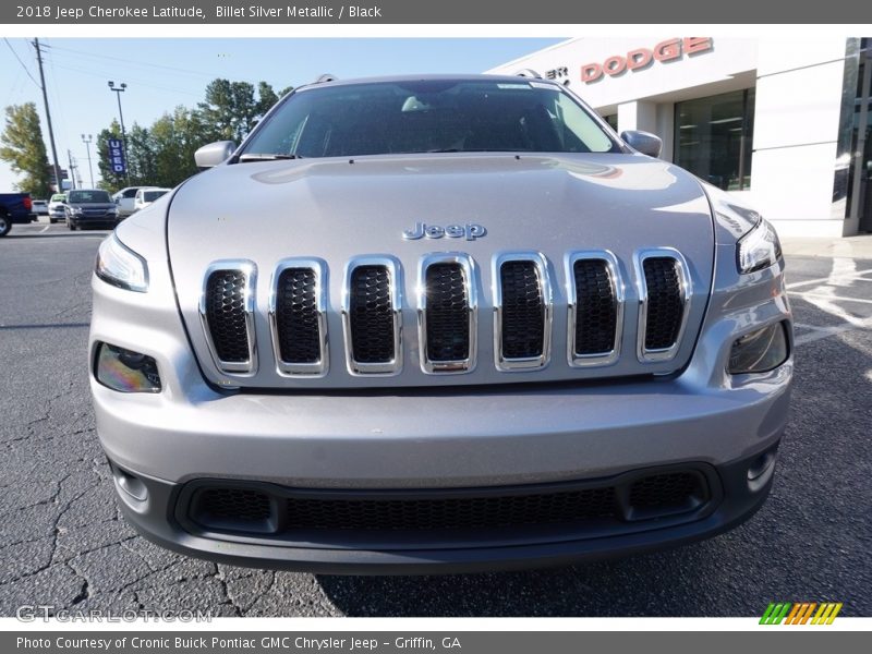 Billet Silver Metallic / Black 2018 Jeep Cherokee Latitude