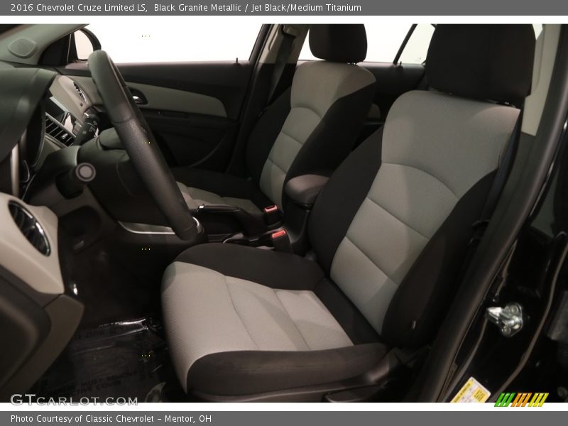 Black Granite Metallic / Jet Black/Medium Titanium 2016 Chevrolet Cruze Limited LS
