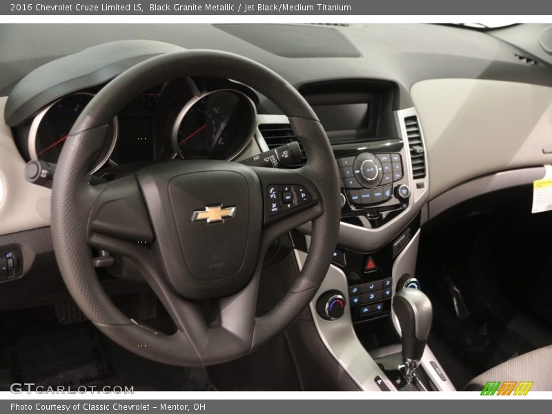Black Granite Metallic / Jet Black/Medium Titanium 2016 Chevrolet Cruze Limited LS
