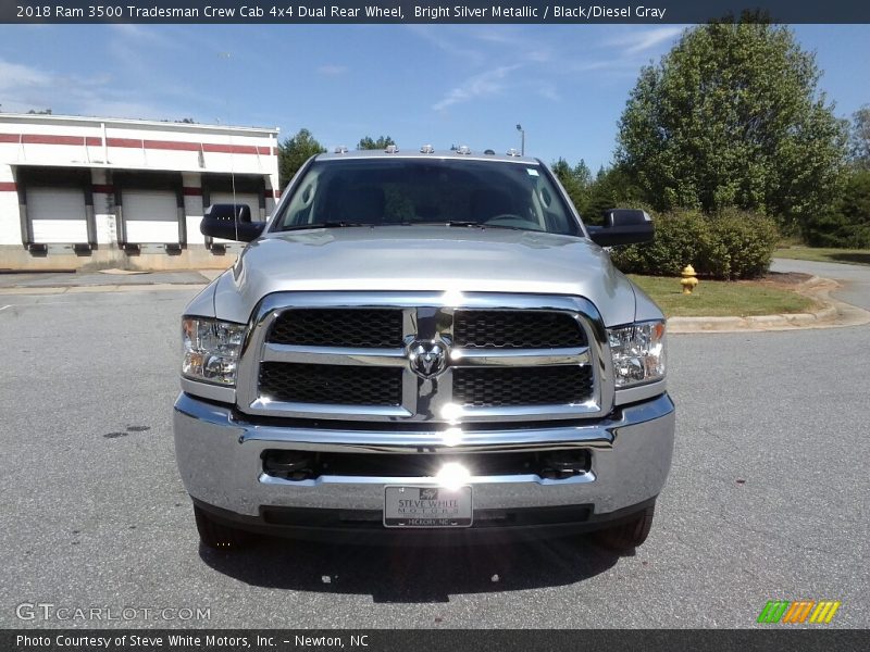 Bright Silver Metallic / Black/Diesel Gray 2018 Ram 3500 Tradesman Crew Cab 4x4 Dual Rear Wheel